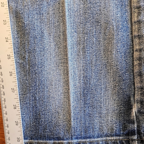 "RICH COW JEANS" Junior's Size 11 Faded Denim Boot Cut  Blue Jeans - Picture 10 of 13